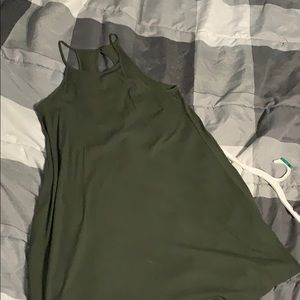 Olive green dress